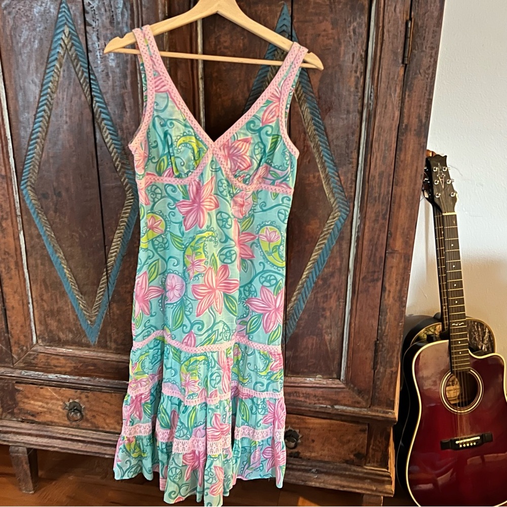 Lilly Pulitzer Dress Jacinda Dress in Lazy Paisley